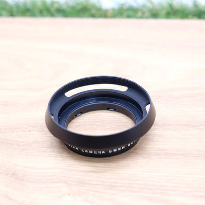 Leica 12504 35mm Lens Hood for M35 F1.4 and M35 F2.0 Black Japan [N Mint] #1147A