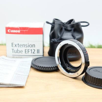 Canon Extension Tube EF12 II  for EF EOS Camera W/ Box [Mint] Japan #1164A