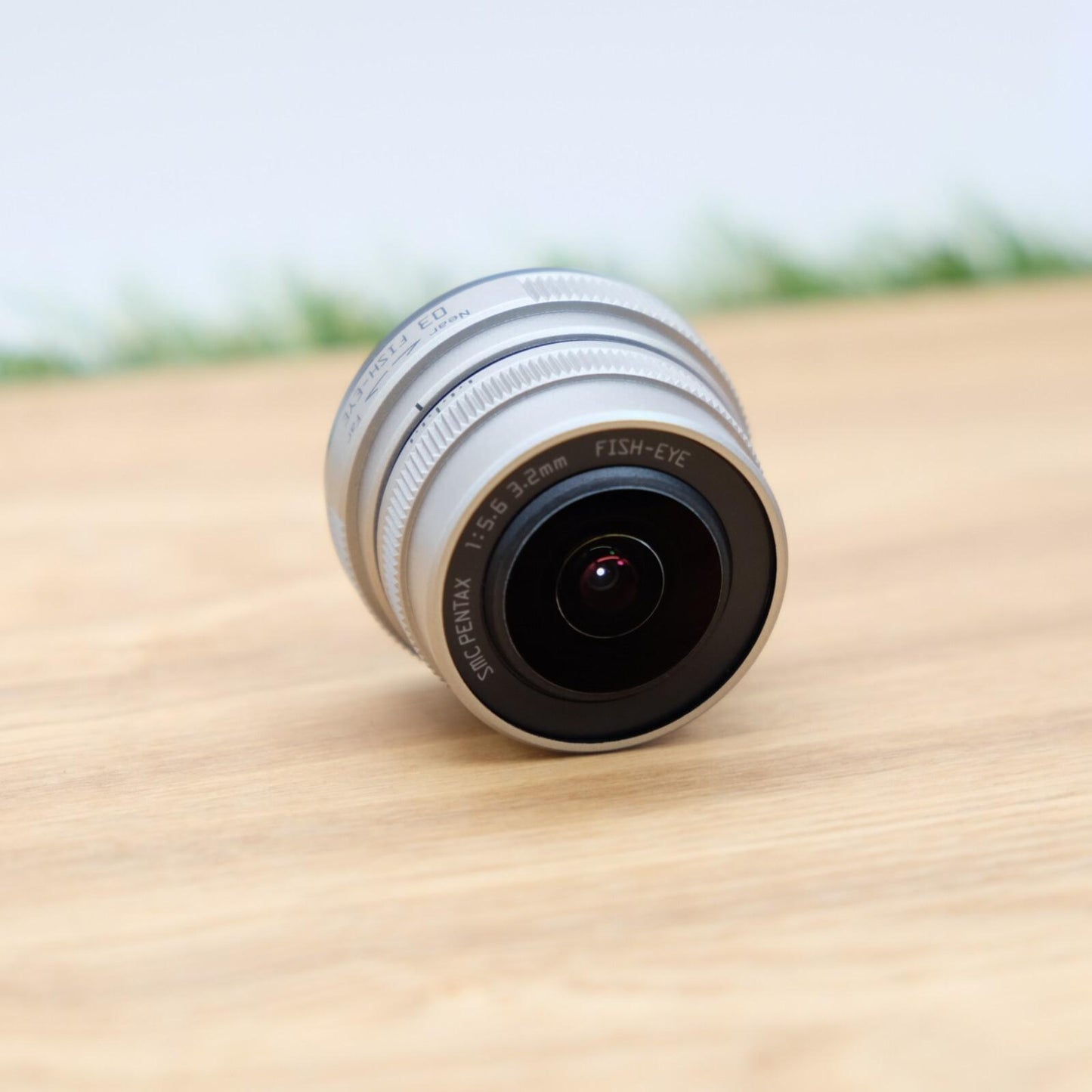 PENTAX 03 FISH EYE 3.2mm f/5.6 Lens Q Mount Sliver W/ Cap Japan [Unused] #1219