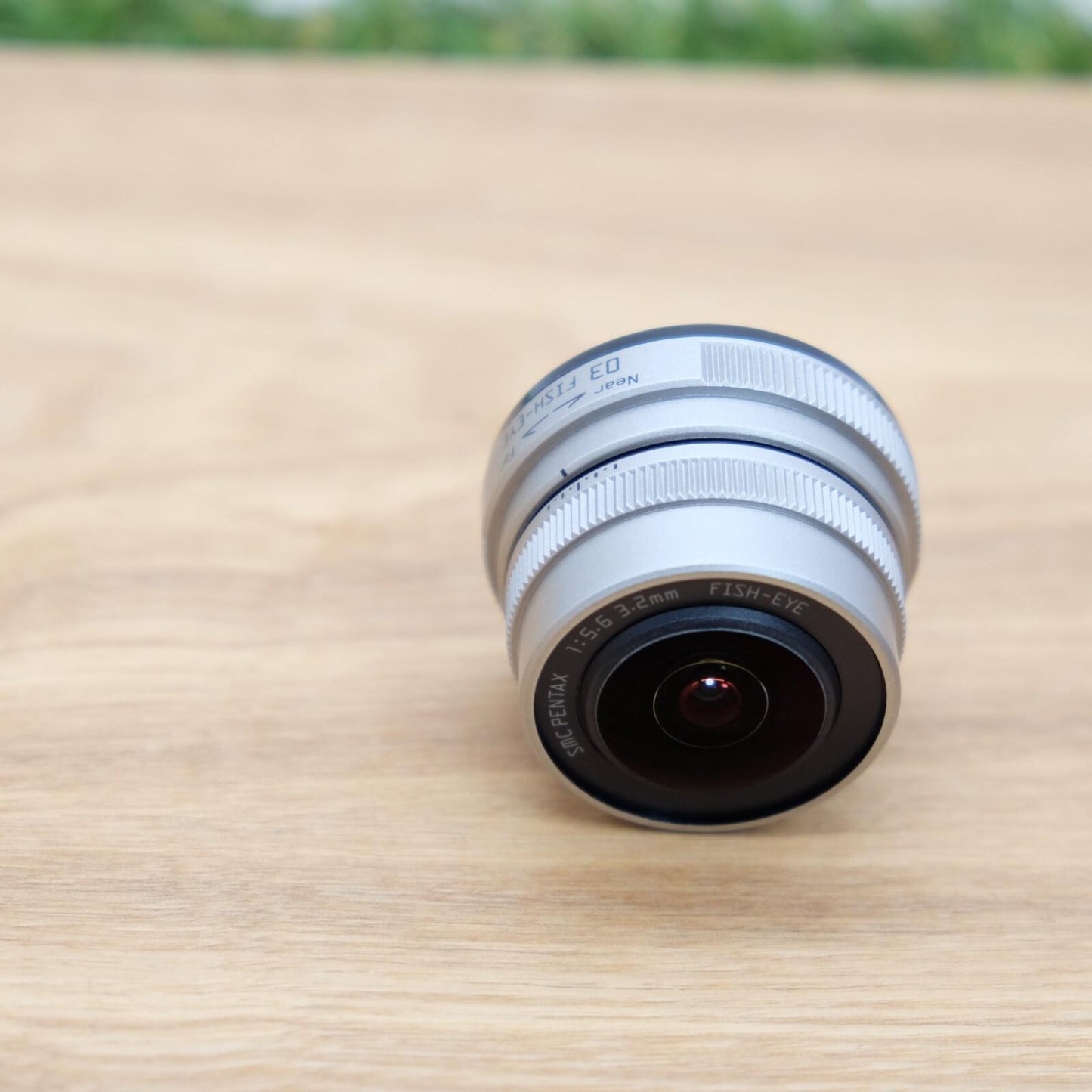 PENTAX 03 FISH EYE 3.2mm f/5.6 Lens Q Mount Sliver W/ Cap Japan [Unused] #1219