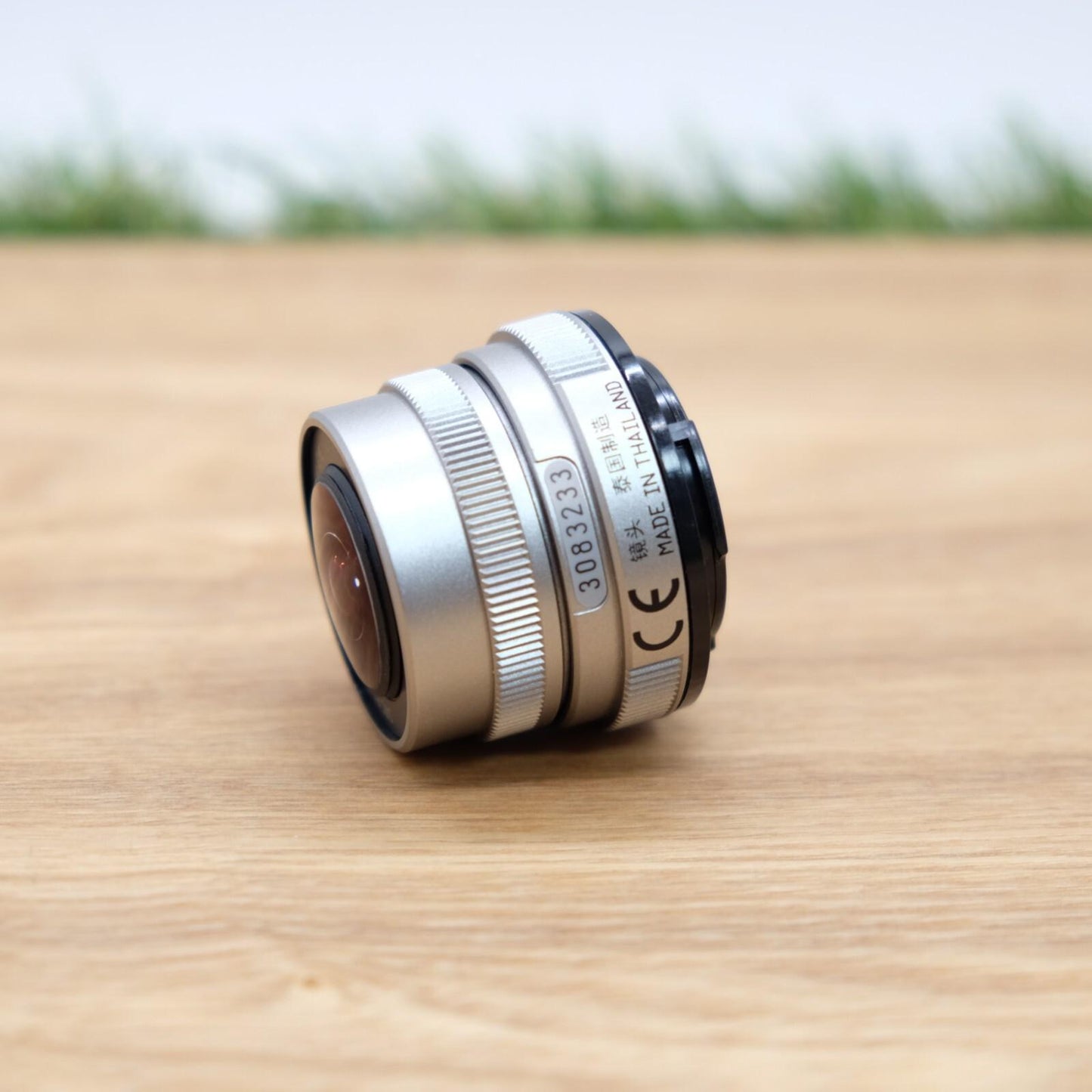 PENTAX 03 FISH EYE 3.2mm f/5.6 Lens Q Mount Sliver W/ Cap Japan [Unused] #1219