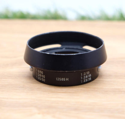 Leica 12585 H Lens Hood for Summicron Elmar M 35mm 50mm Japan [Near Mint] #1228