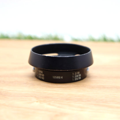 Leica 12585 H Lens Hood for Summicron Elmar M 35mm 50mm Japan [Near Mint] #1228