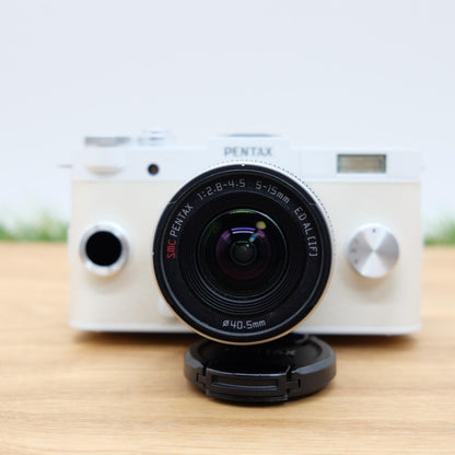 Pentax Q-S1 12.4MP White 02 Standard Zoom Lens Kit W/ Box Japan [Mint] #1230