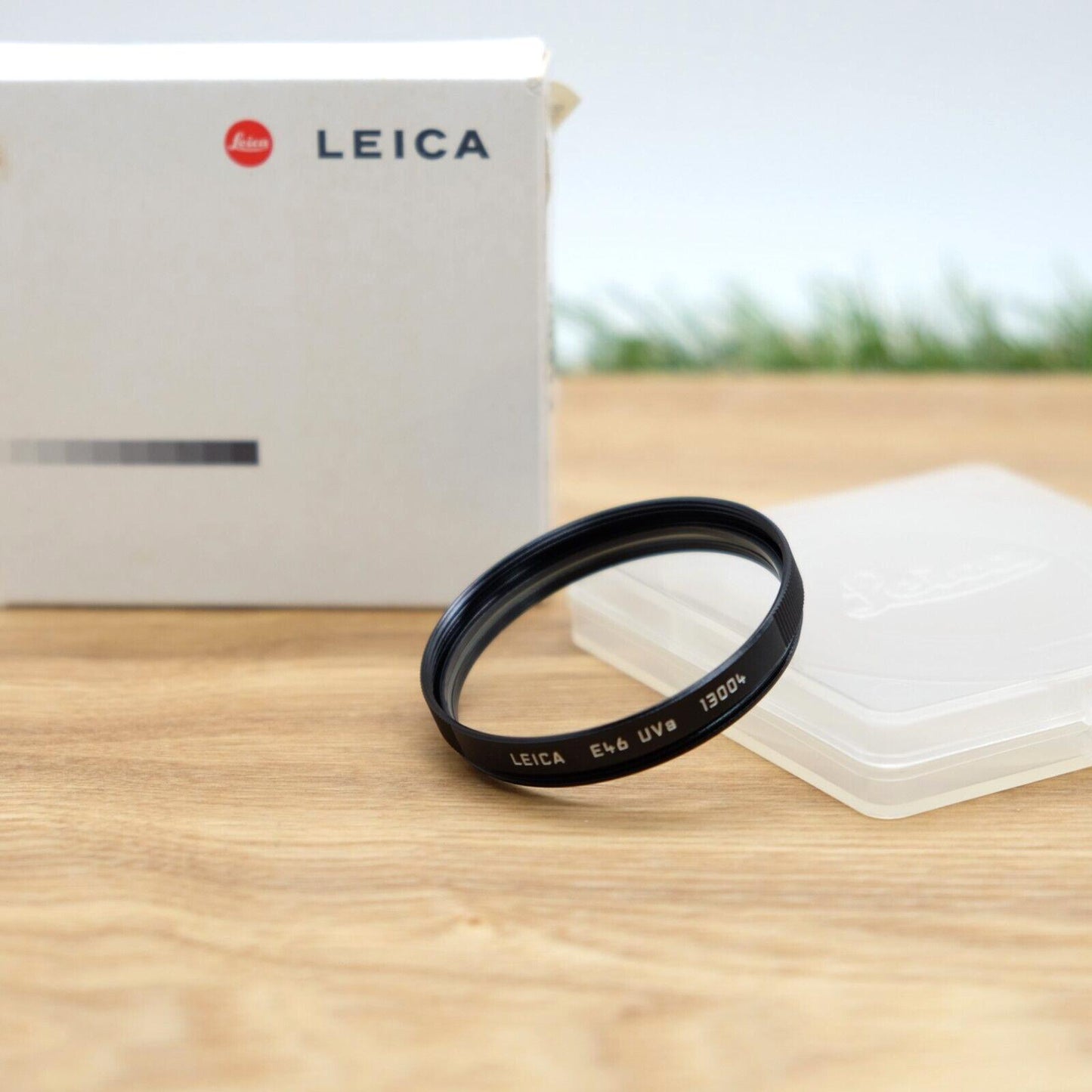 LEICA E46 UVa 13004 46mm Filter Black  W/ Box Case From Japan [Mint] #1231