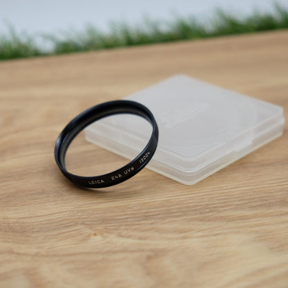 LEICA E46 UVa 13004 46mm Filter Black  W/ Box Case From Japan [Mint] #1231