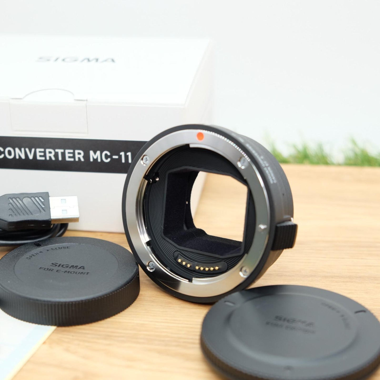 Sigma MC-11 Mount Converter Lens Adapter EF to E W/ Box Japan [Mint] #1240
