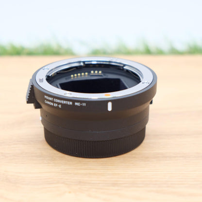 Sigma MC-11 Mount Converter Lens Adapter EF to E W/ Box Japan [Mint] #1240
