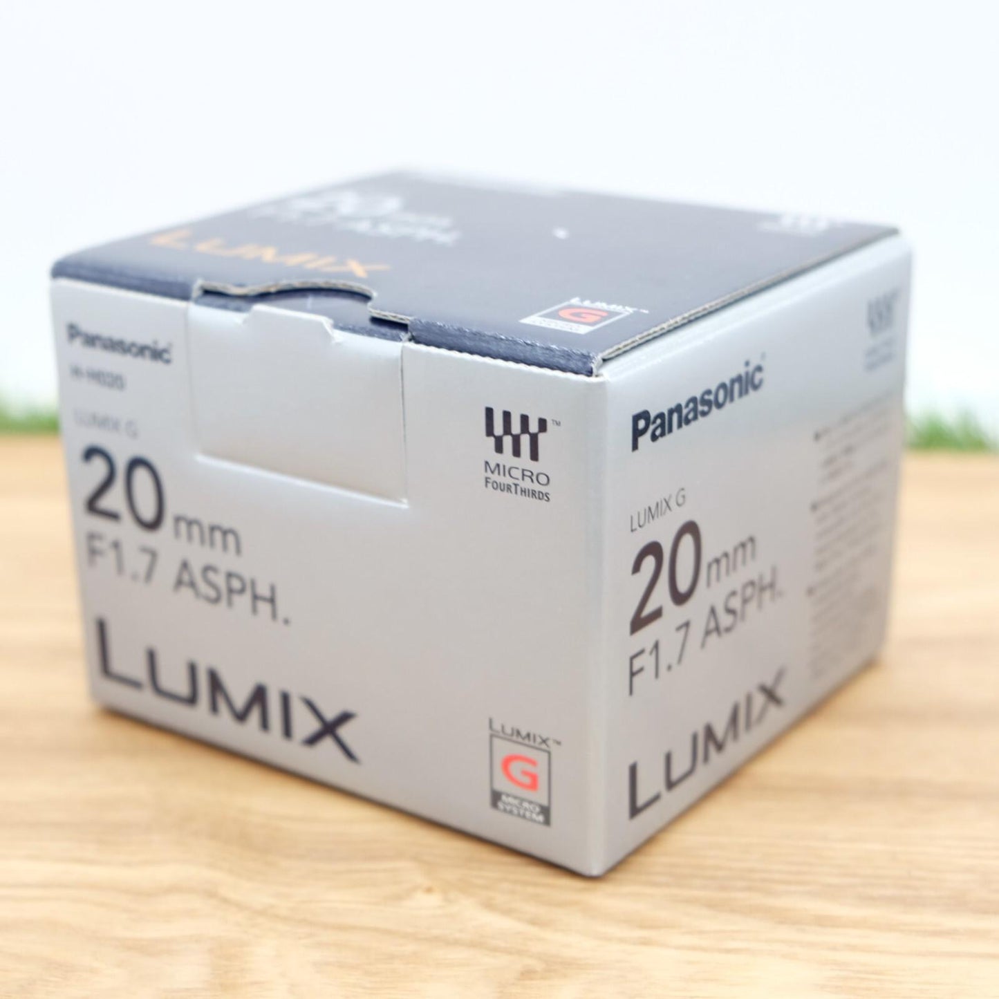 Panasonic LUMIX G 20mm f/1.7 ASPH H-H020 Lens Black  W/ Box Japan [Mint] #1124A