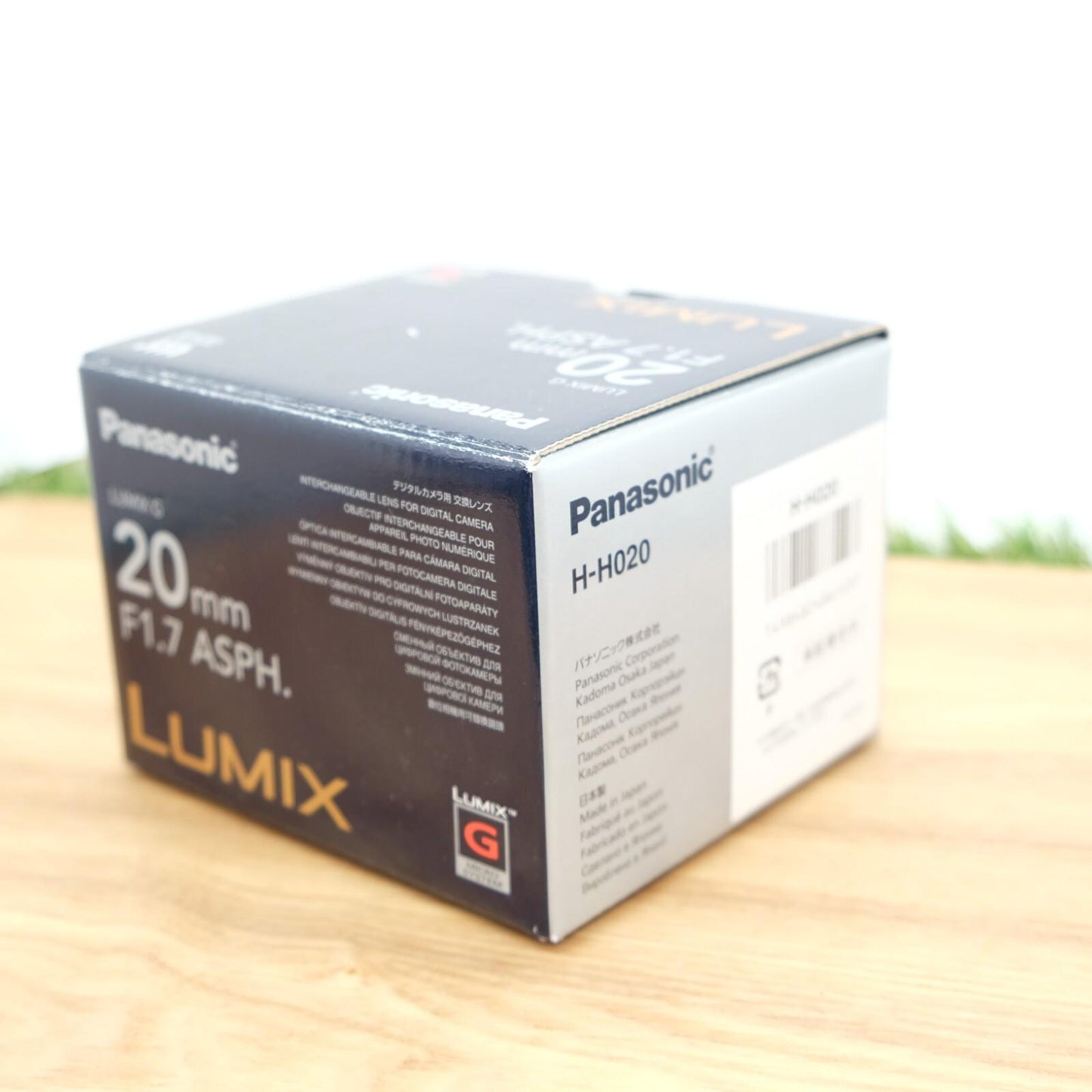 Panasonic LUMIX G 20mm f/1.7 ASPH H-H020 Lens Black  W/ Box Japan [Mint] #1124A