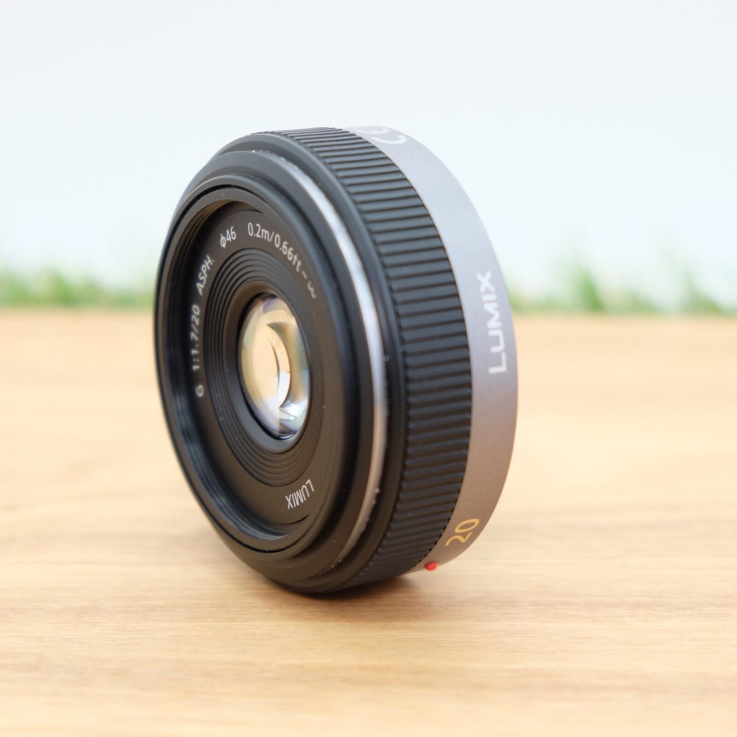 Panasonic LUMIX G 20mm f/1.7 ASPH H-H020 Lens Black  W/ Box Japan [Mint] #1124A