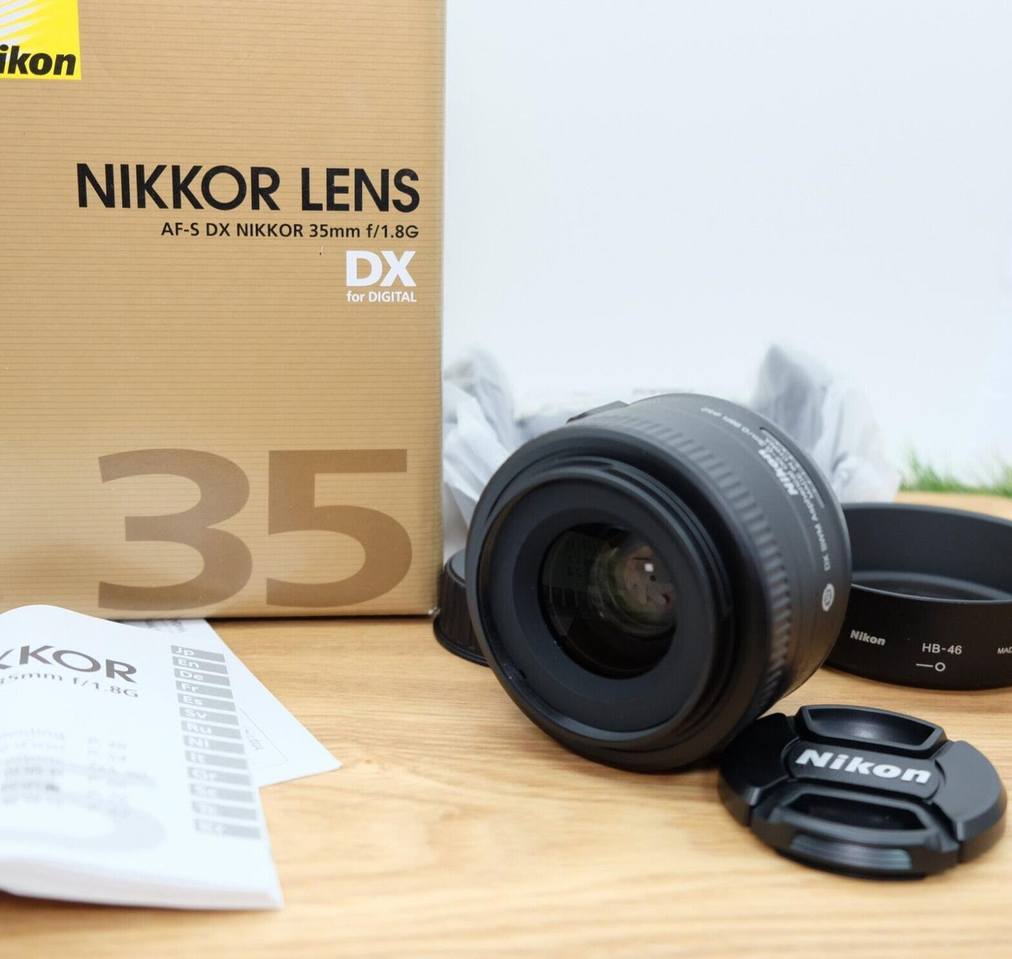Nikon AF-S NIKKOR 35mm F/1.8 G DX SWM Aspherical W/ Box  Japan [Mint] #1153
