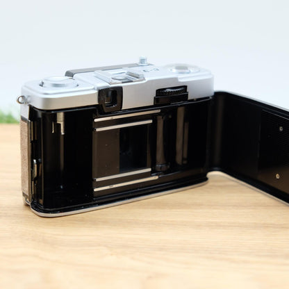 Olympus PEN EE-3 35mm Brown Suede leather Half Frame Film JP [Excellent] #1243