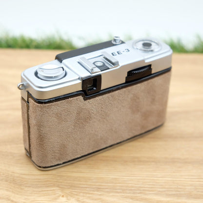 Olympus PEN EE-3 35mm Brown Suede leather Half Frame Film JP [Excellent] #1243