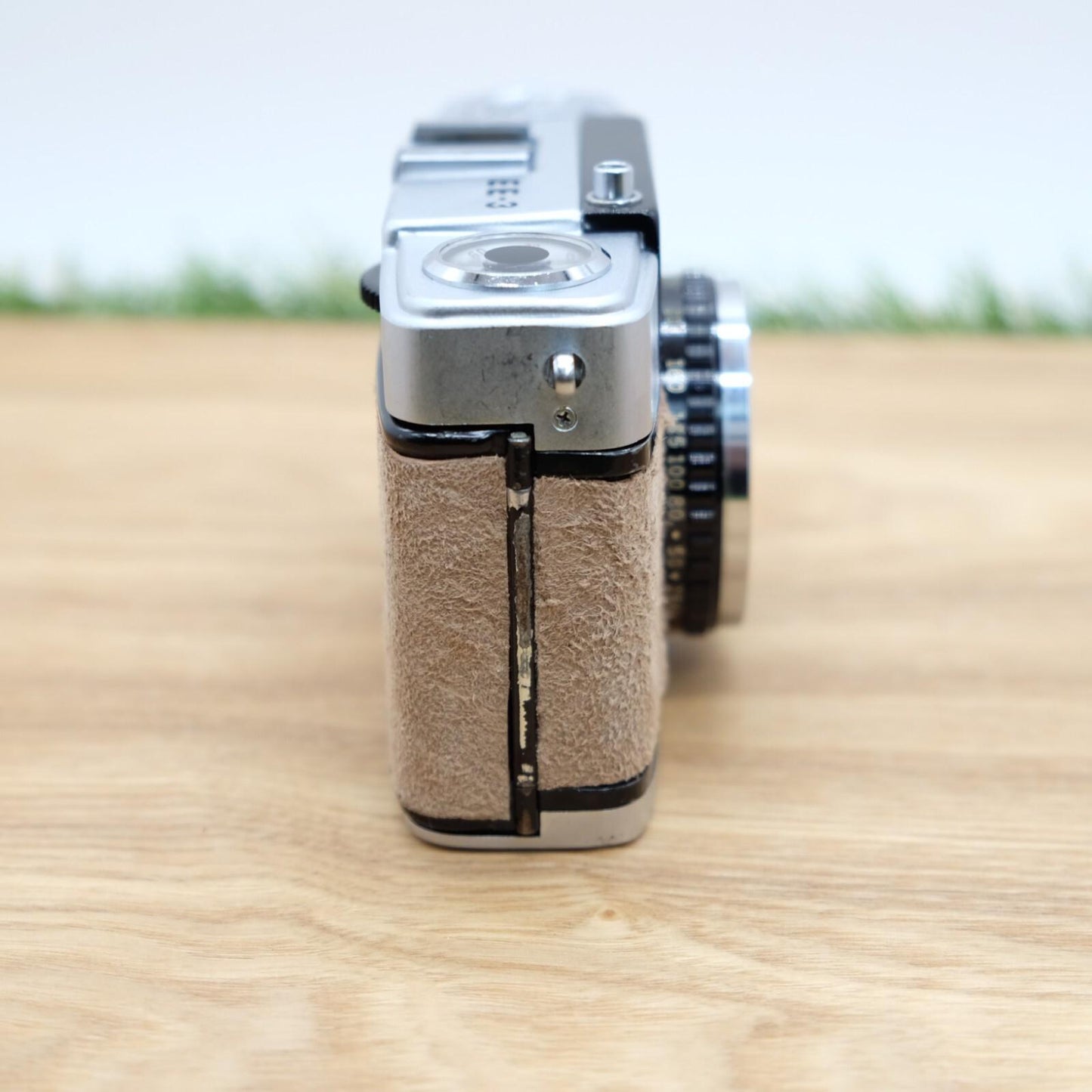 Olympus PEN EE-3 35mm Brown Suede leather Half Frame Film JP [Excellent] #1243