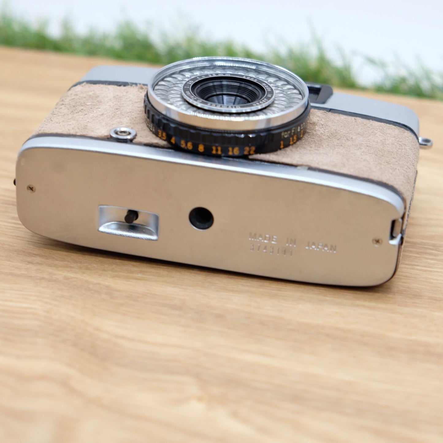 Olympus PEN EE-3 35mm Brown Suede leather Half Frame Film JP [Excellent] #1243