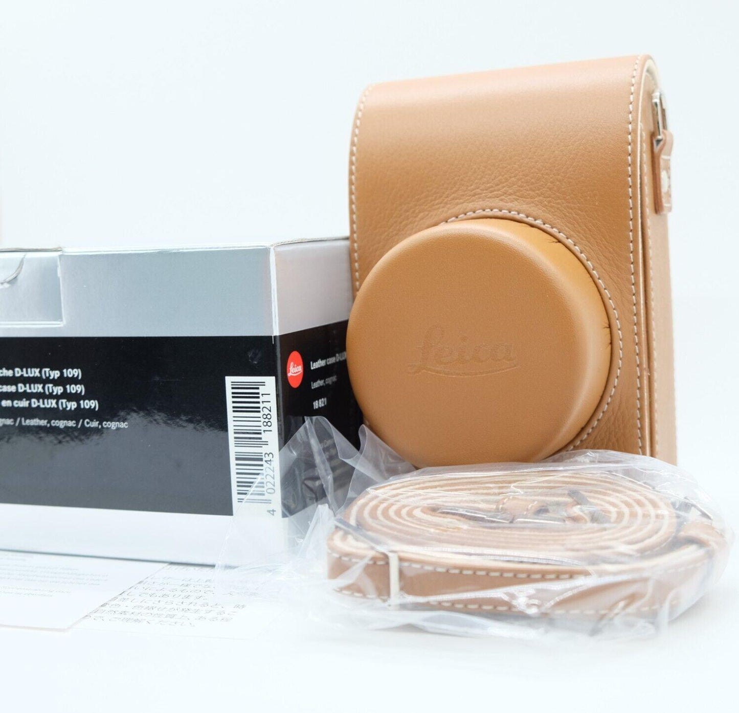 [Open box] Leica D-Lux (Typ 109) Leather Cognac camera case Brown Japan #23139A