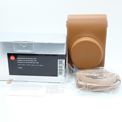 [Open box] Leica D-Lux (Typ 109) Leather Cognac camera case Brown Japan #23139A