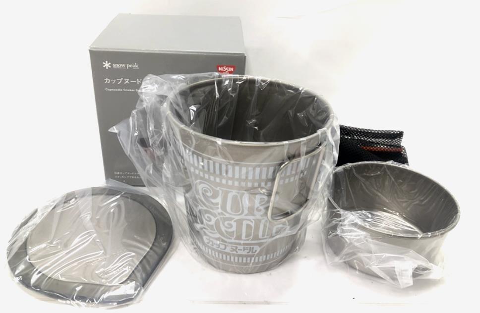Snow peak x Nissin Cup Noodle Cooker  SCS-070 Outdoor Camp Cooking Japan #23127B
