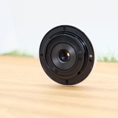 Olympus 15mm f/8 Lens BCL-1580 White for PEN Camera W/ Box Japan [Mint] #1139A