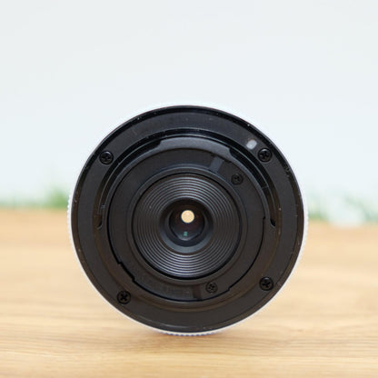 Olympus 15mm f/8 Lens BCL-1580 White for PEN Camera W/ Box Japan [Mint] #1139A