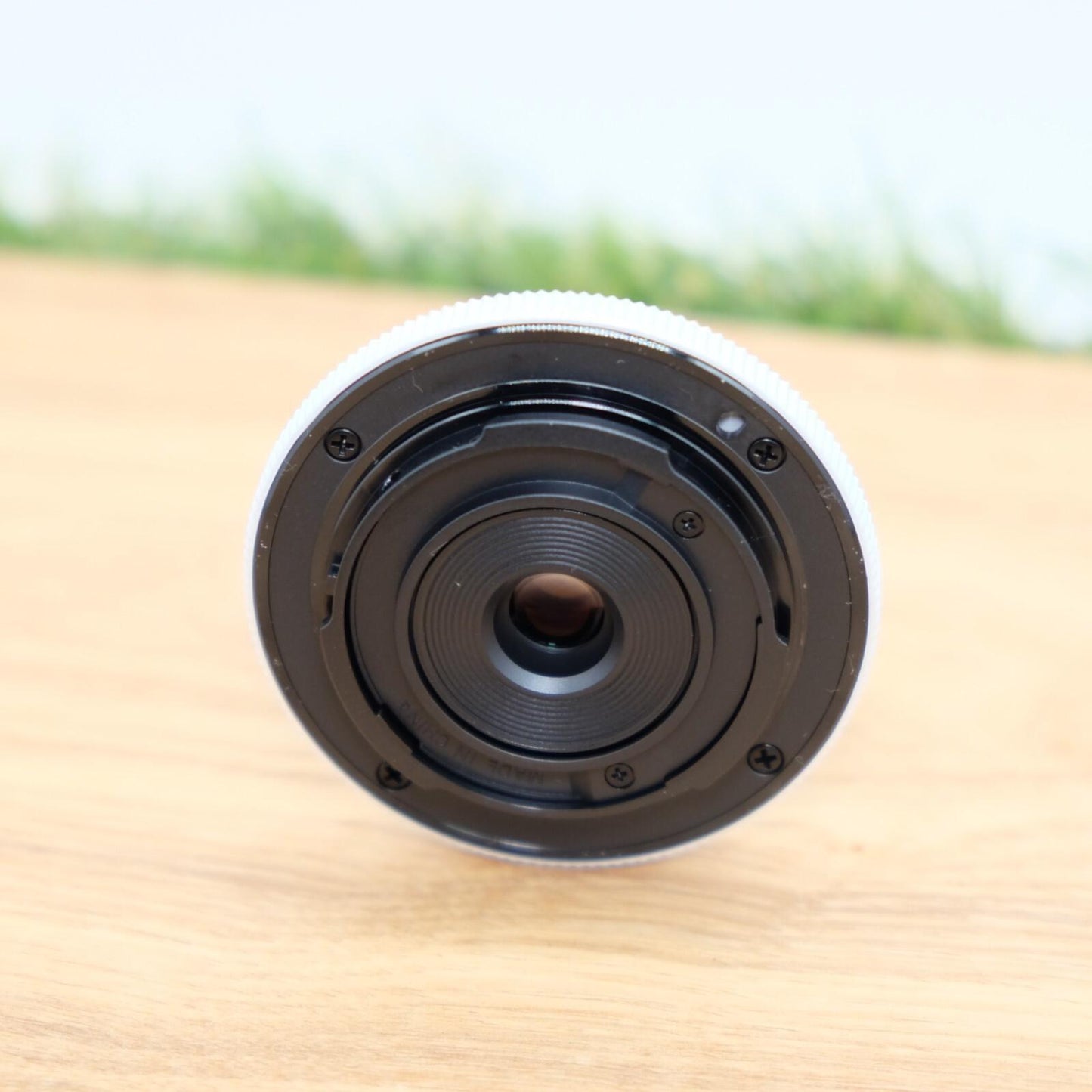 Olympus 15mm f/8 Lens BCL-1580 White for PEN Camera W/ Box Japan [Mint] #1139A