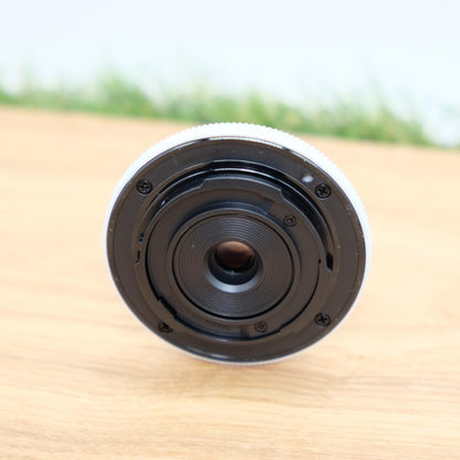 Olympus 15mm f/8 Lens BCL-1580 White for PEN Camera W/ Box Japan [Mint] #1139A