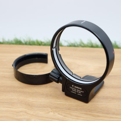 Canon Ring Tripod Seat B (B) Black EF 100mm F2.8 Macro Lens Japan [Mint] #1248