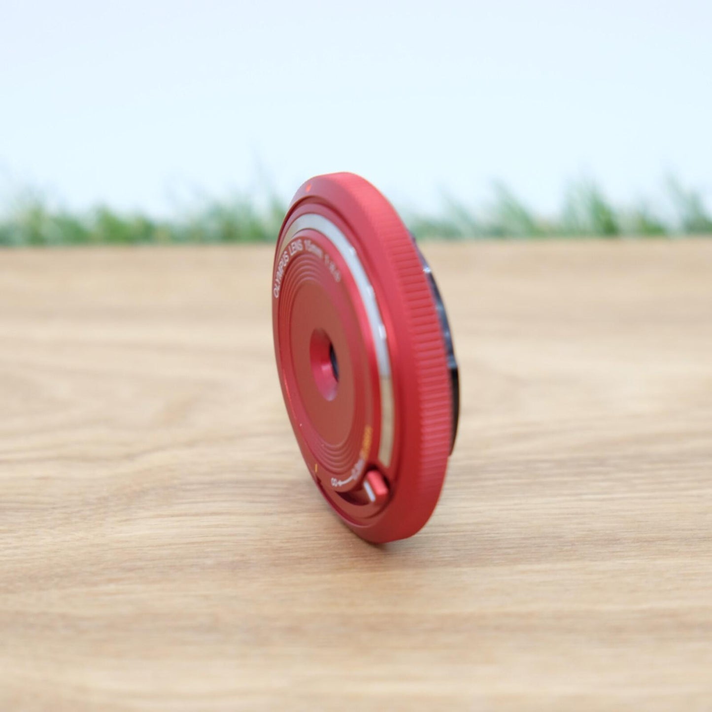 Olympus 15mm f/8 Lens BCL-1580 Red for PEN Camera W/ Box Japan [Mint] #1077C