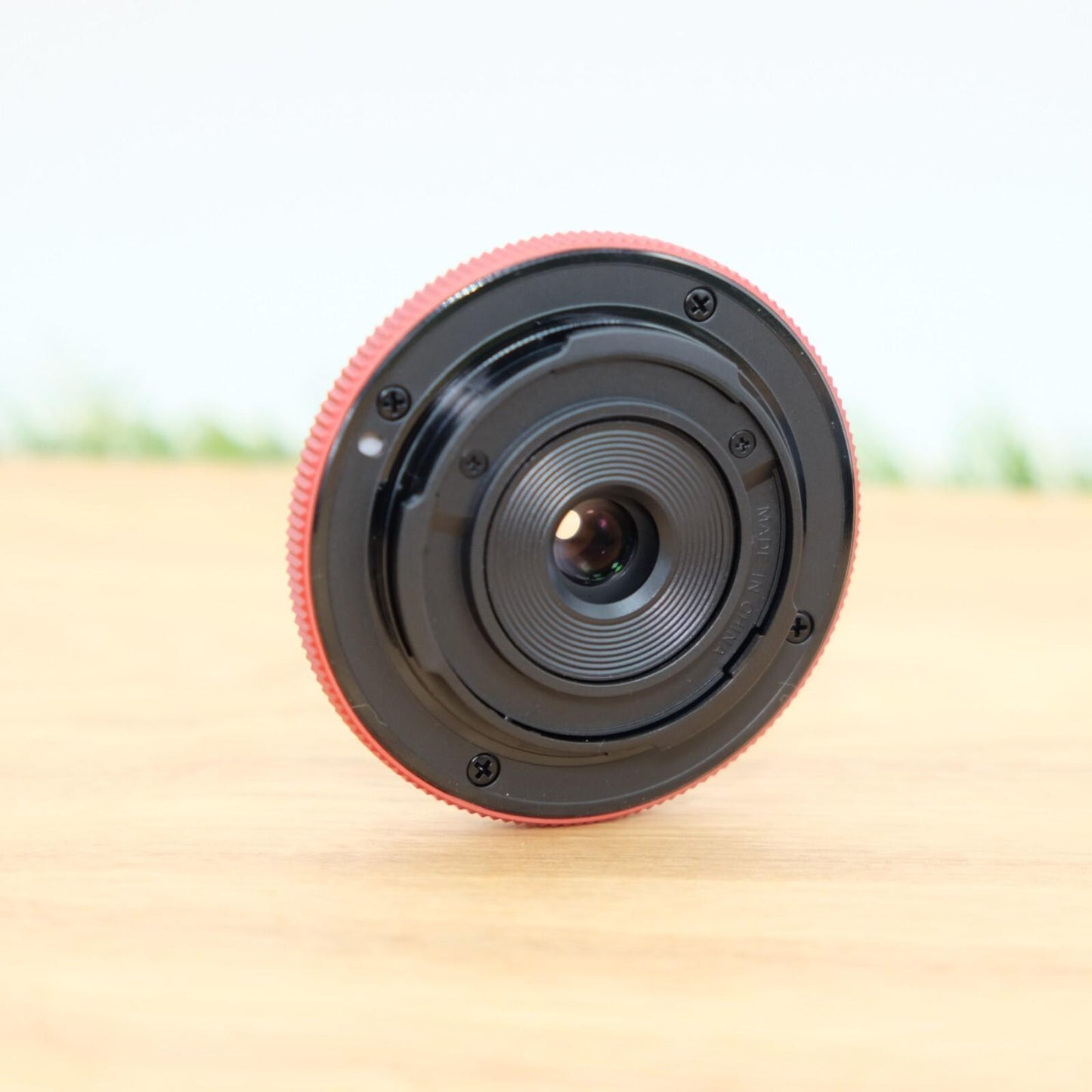 Olympus 15mm f/8 Lens BCL-1580 Red for PEN Camera W/ Box Japan [Mint] #1077C