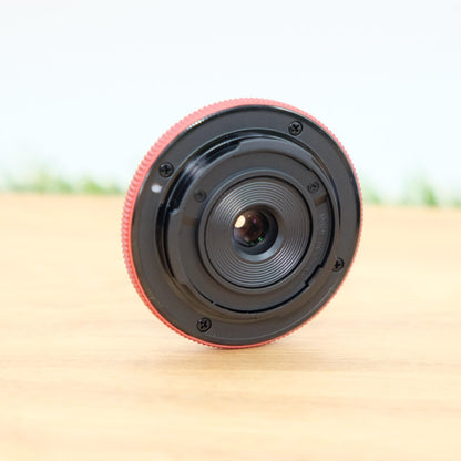 Olympus 15mm f/8 Lens BCL-1580 Red for PEN Camera W/ Box Japan [Mint] #1077C