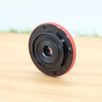 Olympus 15mm f/8 Lens BCL-1580 Red for PEN Camera W/ Box Japan [Mint] #1077C