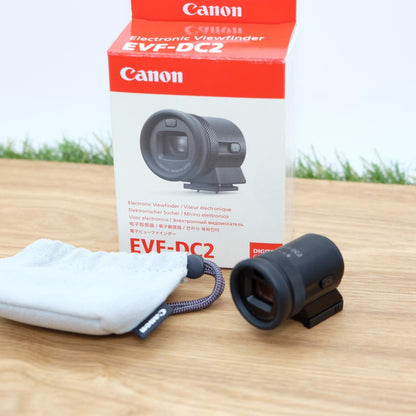 Canon EVF-DC2 Viewfinder for Canon EOS M3 M6 G3X Black W/ Box Japan [Mint] #1265