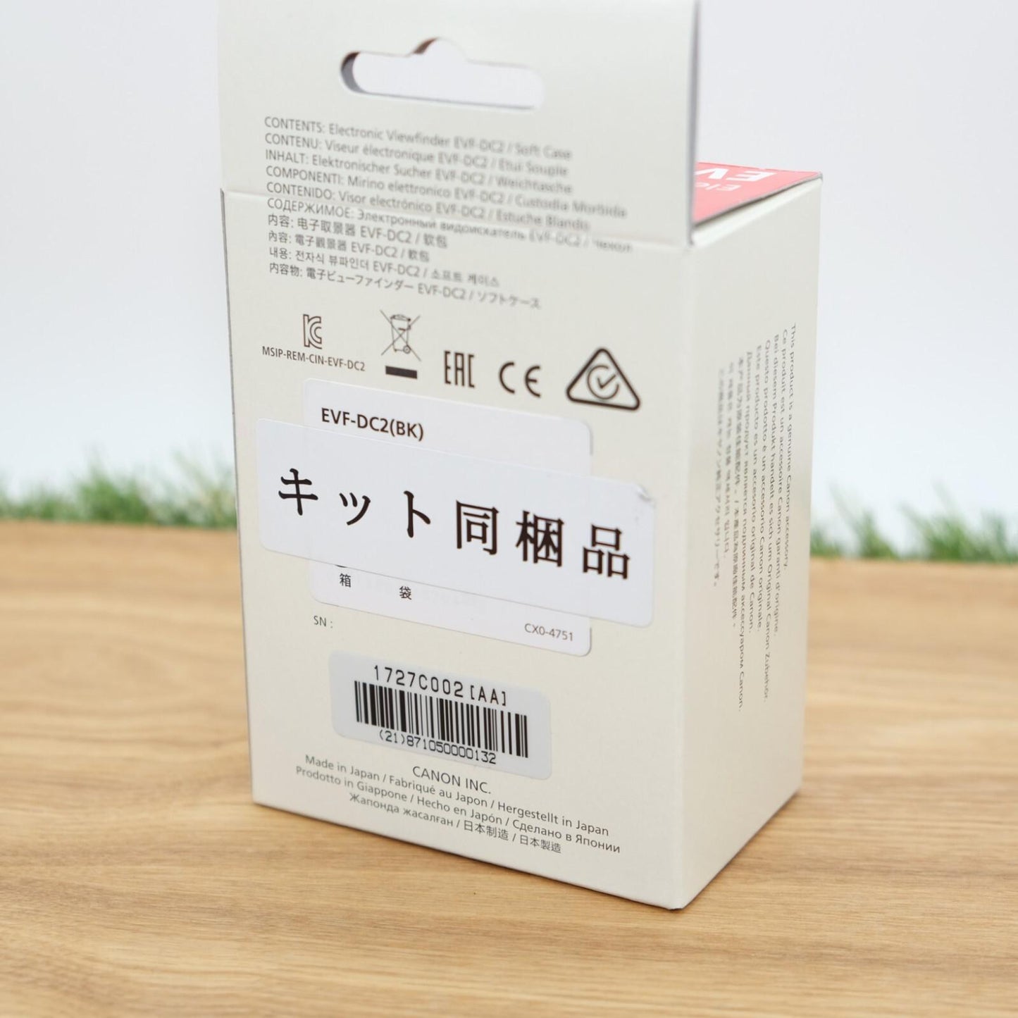 Canon EVF-DC2 Viewfinder for Canon EOS M3 M6 G3X Black W/ Box Japan [Mint] #1265