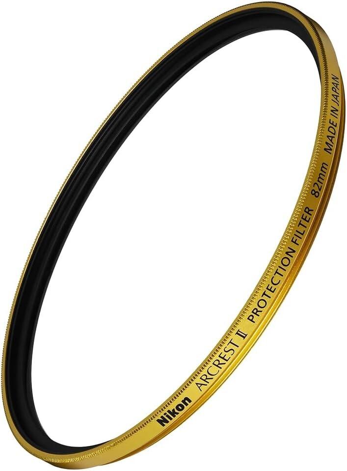Nikon ARCREST II PROTECTION FILTER 82mm Gold F Z Mount lens filter Japan #1269
