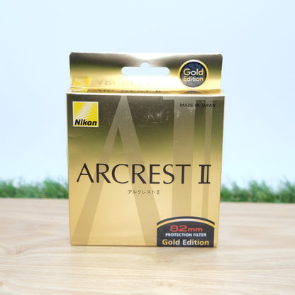 Nikon ARCREST II PROTECTION FILTER 82mm Gold F Z Mount lens filter Japan #1269