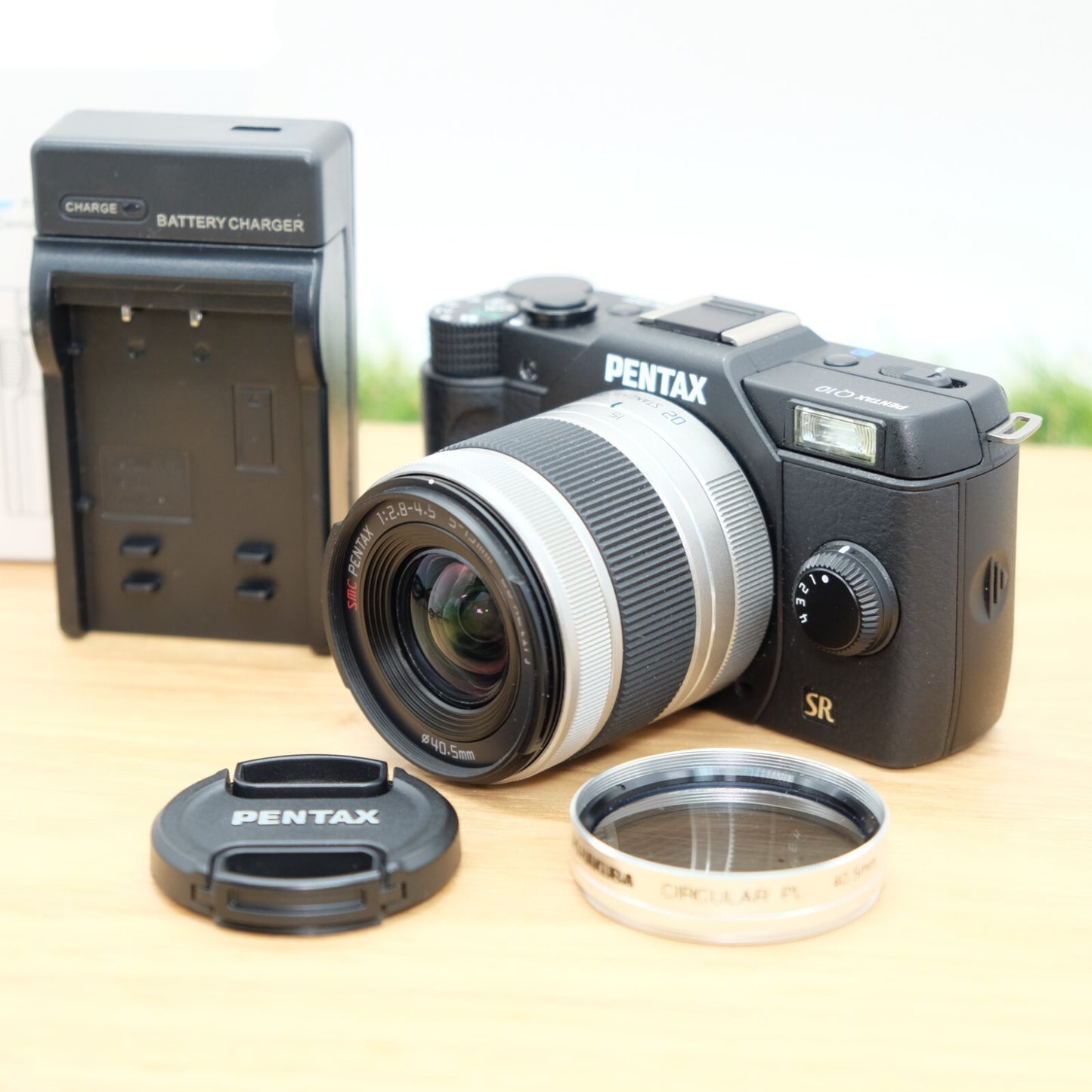 Pentax Q10 12.4MP Mirrorless Digital Camera Black & 02 Lens Japan [Mint] #1202A