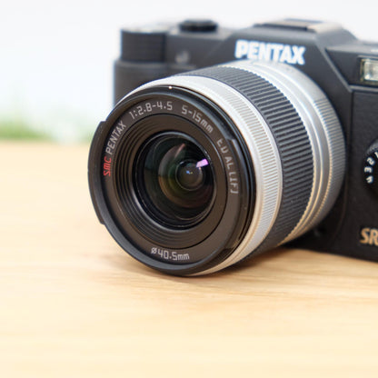 Pentax Q10 12.4MP Mirrorless Digital Camera Black & 02 Lens Japan [Mint] #1202A