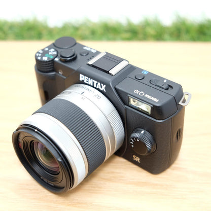 Pentax Q10 12.4MP Mirrorless Digital Camera Black & 02 Lens Japan [Mint] #1202A