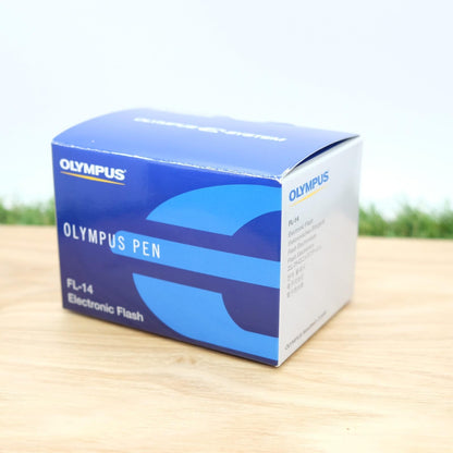 Olympus FL-14 Electronic Shoe Mount Flash W/ Box & Case Japan [Mint] #1274