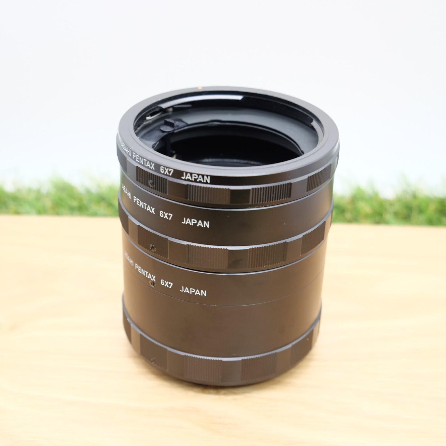 アサヒペンタックス 6x7 オートエクステンションチューブ 67リング 1/2/3セット 日本製 [ニアミント] #1175A 