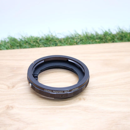 Asahi PENTAX 6x7 Auto Extension Tube 67 Ring 1 2 3 Set  W/ Case [N Mint] #1175B