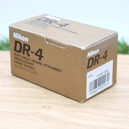 Nikon DR-4 Angle Finder For F 35mm Film Camera SLR Black Japan [Mint] #1277