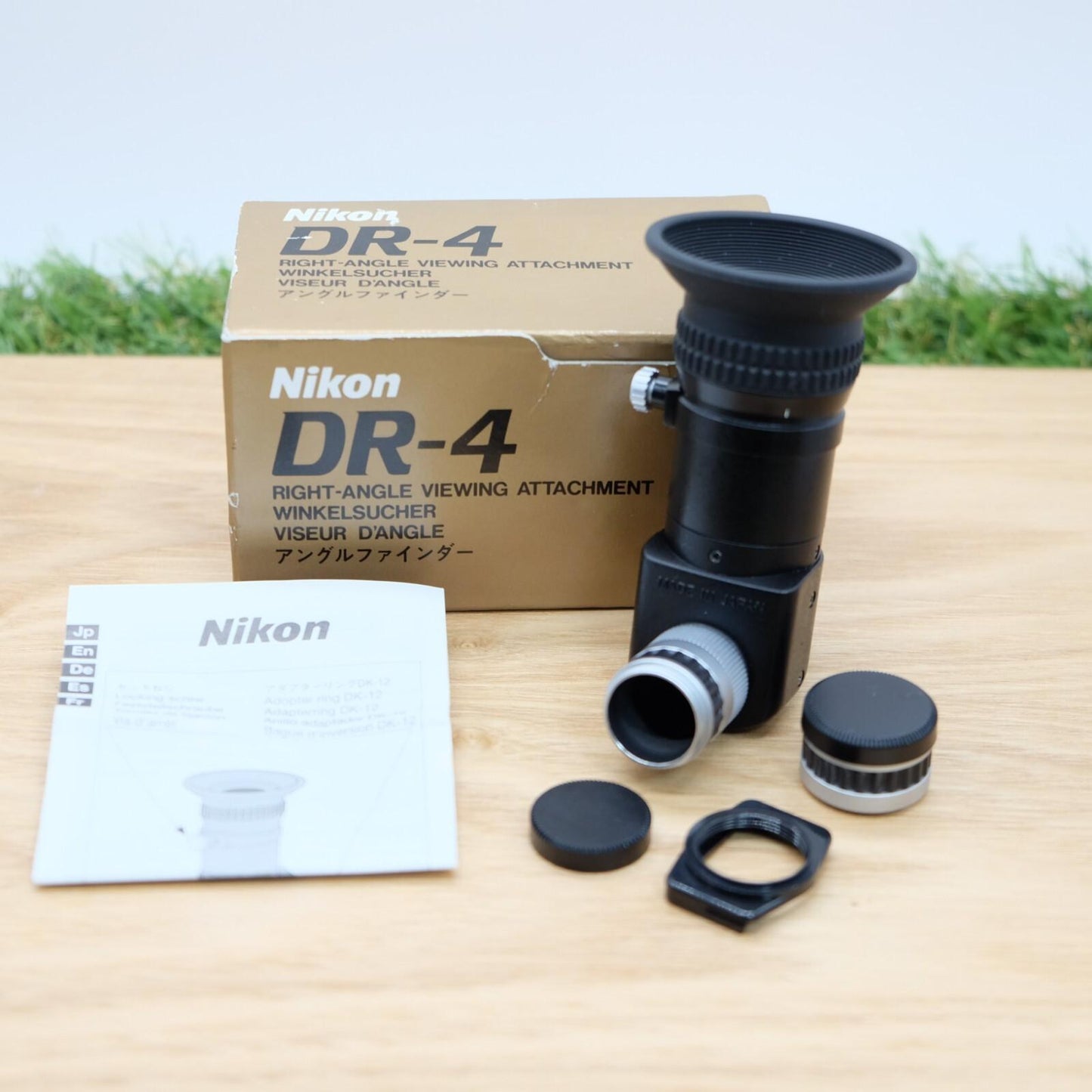 Nikon DR-4 Angle Finder For F 35mm Film Camera SLR Black Japan [Mint] #1277
