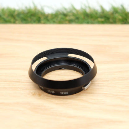 Leica 12504 35mm Lens Hood for M35 F1.4 and M35 F2.0 Black Japan [N Mint] #1147C