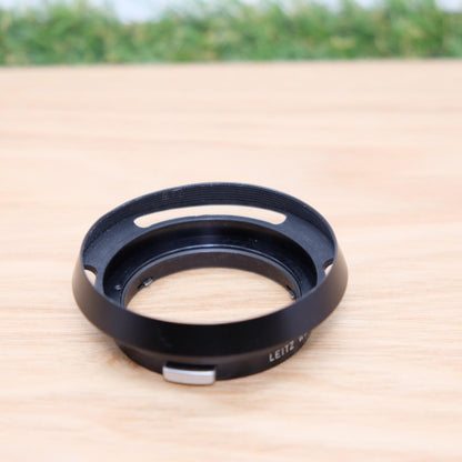 Leica 12504 35mm Lens Hood for M35 F1.4 and M35 F2.0 Black Japan [N Mint] #1147C