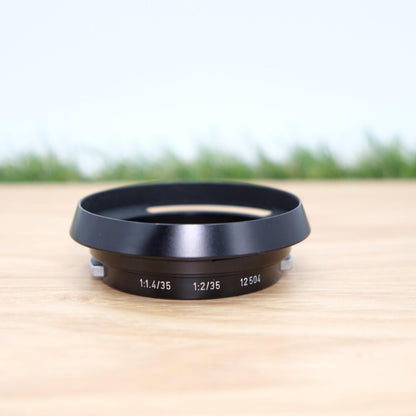 Leica 12504 35mm Lens Hood for M35 F1.4 and M35 F2.0 Black Japan [N Mint] #1147C