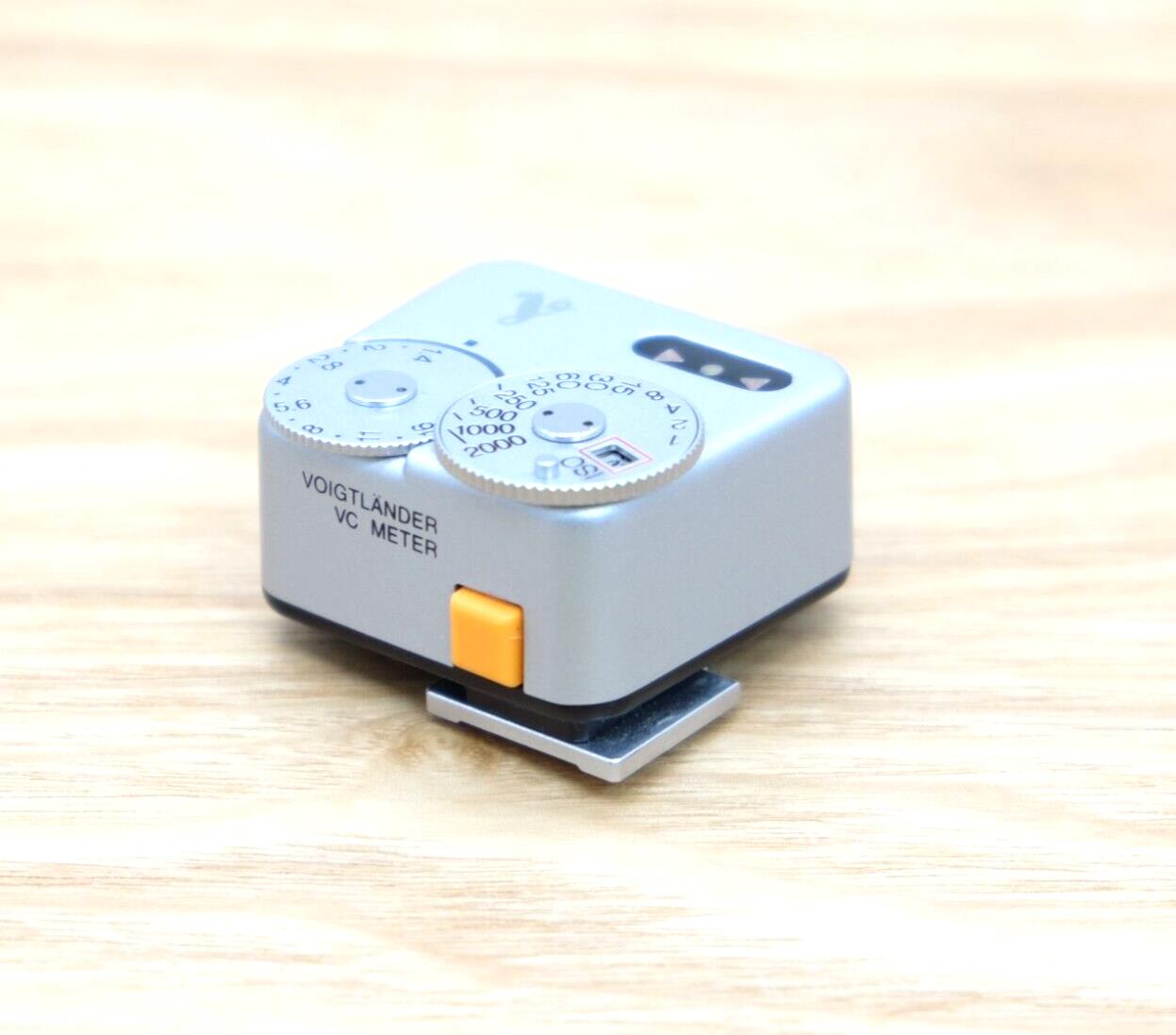 Voigtlander VC Meter Silver Shoe Mount Light Meter Japan [Near Mint]  #1142A