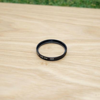 Leica Genuine E39 UVa Lens Filter 13131 Black W/ Box & Case Japan [Mint] #1285