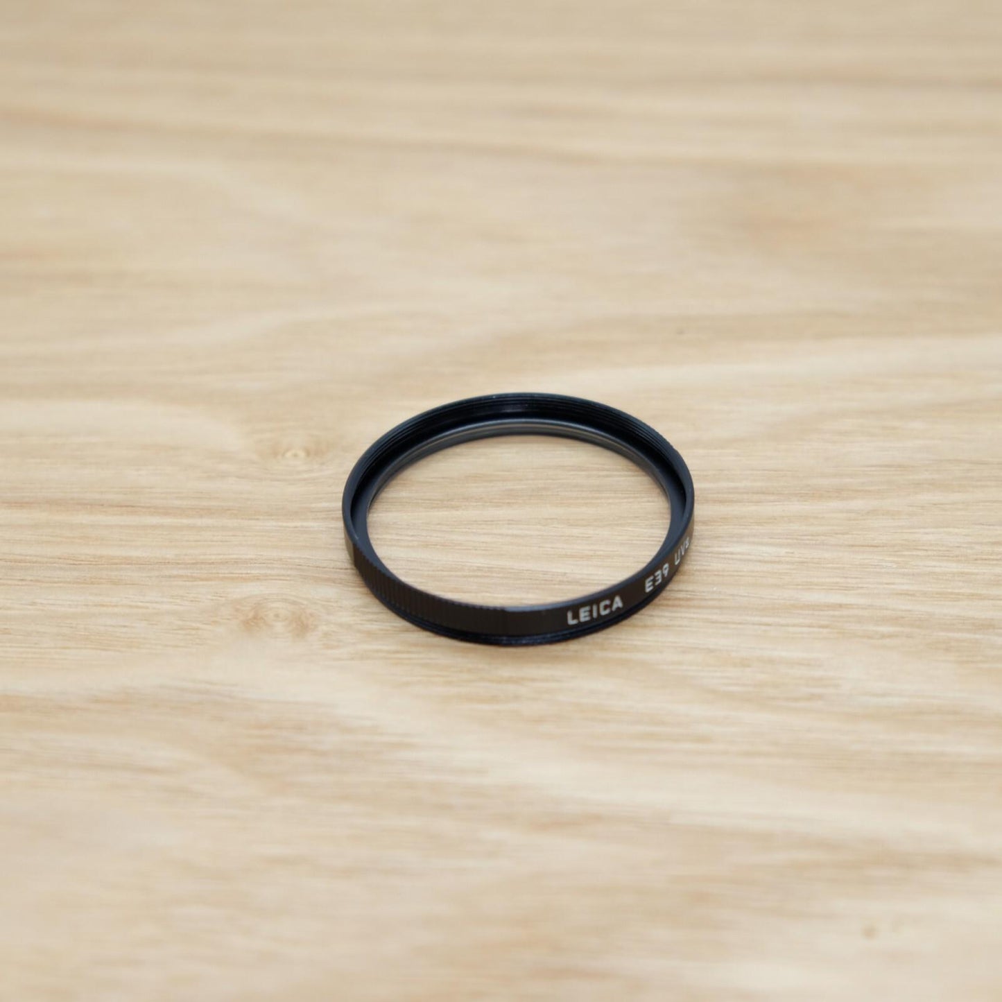 Leica Genuine E39 UVa Lens Filter 13131 Black W/ Box & Case Japan [Mint] #1285